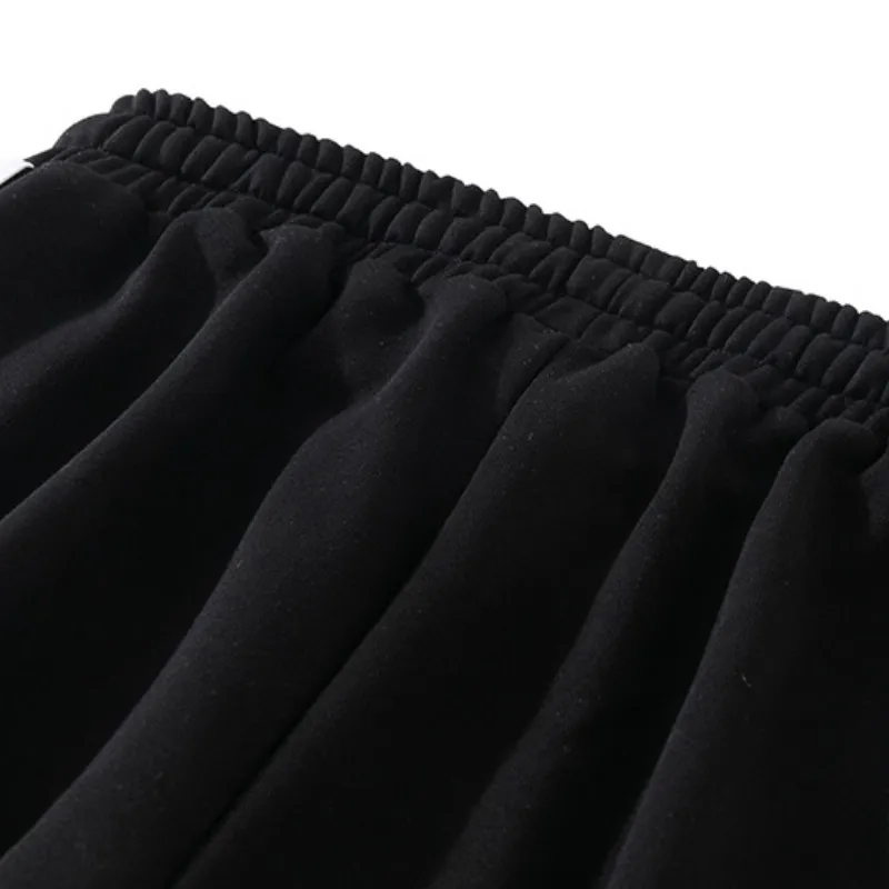 Contrast Color Striped Polyester Casual Pants-7