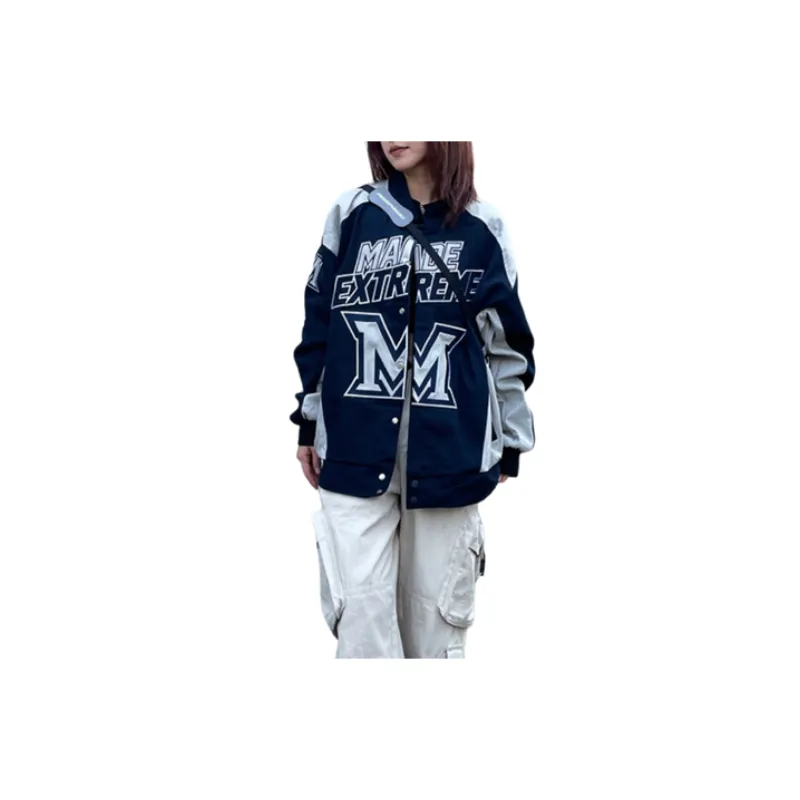 Retro Embroidered Splicing Jacket-6