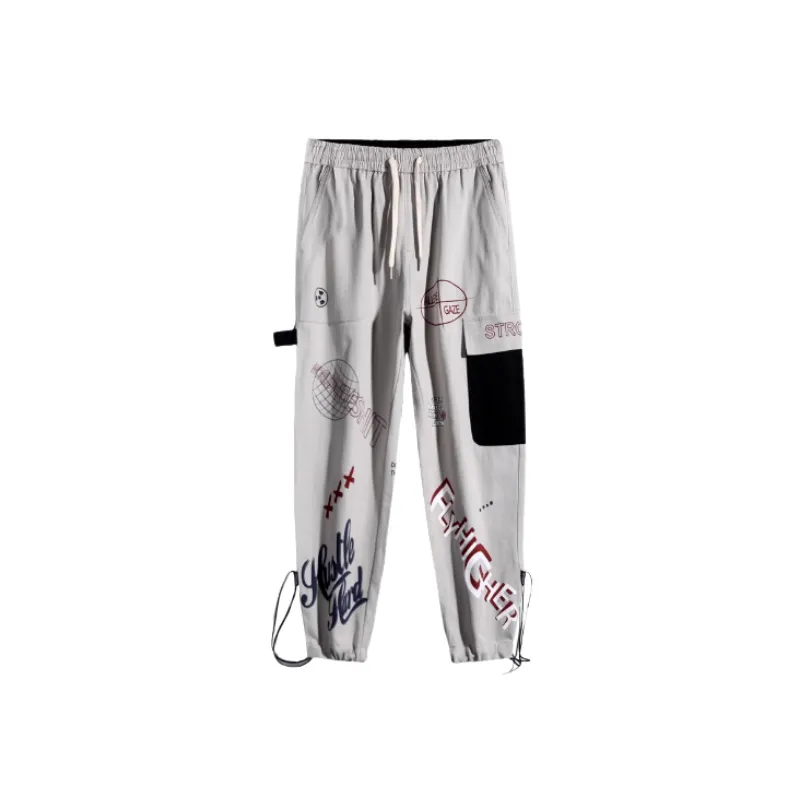Casual Sporty Cotton Cargo Pants-0
