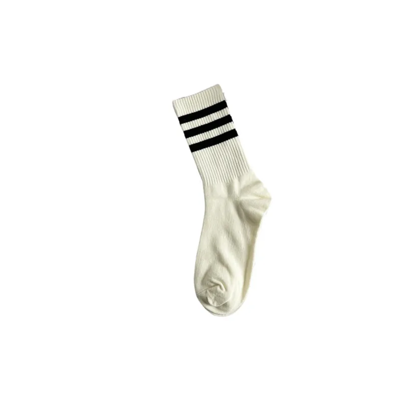 Fashionable Simple Mid Calf Sock-4