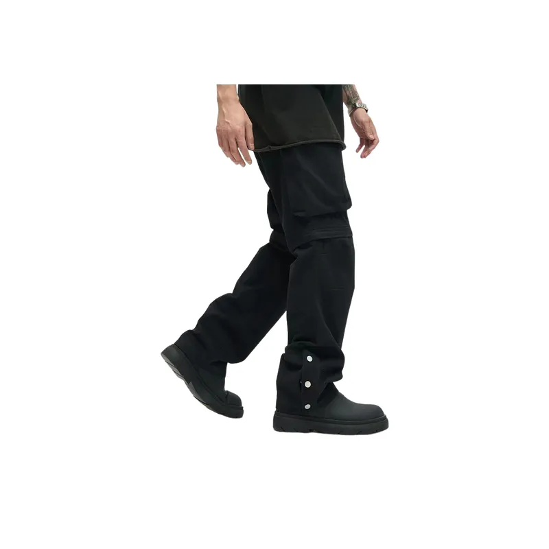 Trendy Loose Detachable Trousers-2
