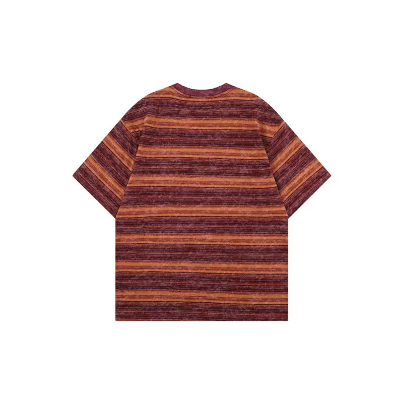 Retro Trendy Cotton Blended Fabric T Shirt-3