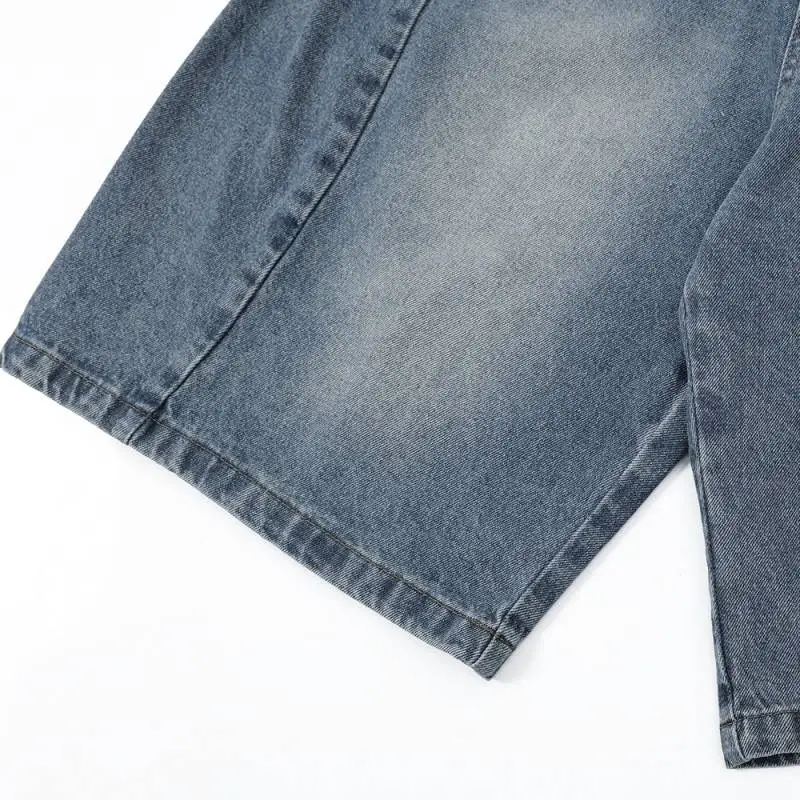 Casual Fashionable Denim Shorts-2