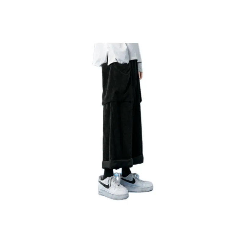 Street Loose Corduroy Baggy Casual Pants-5