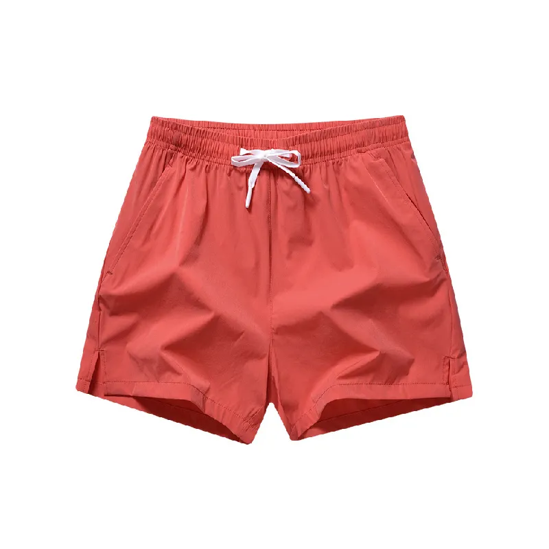 Sporty Casual Polyester Sports Shorts