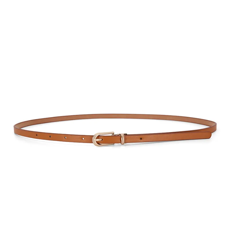 Basics Simple Leather Belt-5
