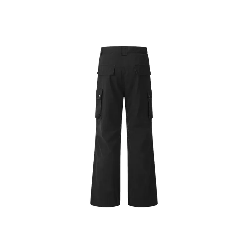 Casual Loose Cotton Cargo Pants-1