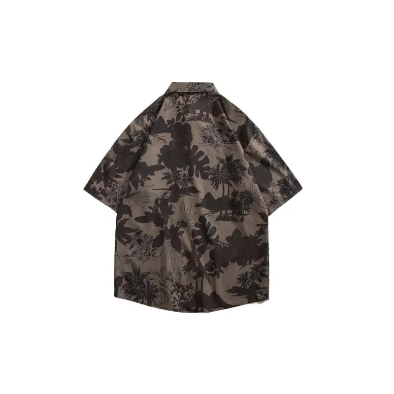 Retro Loose Polyester Shirt-1