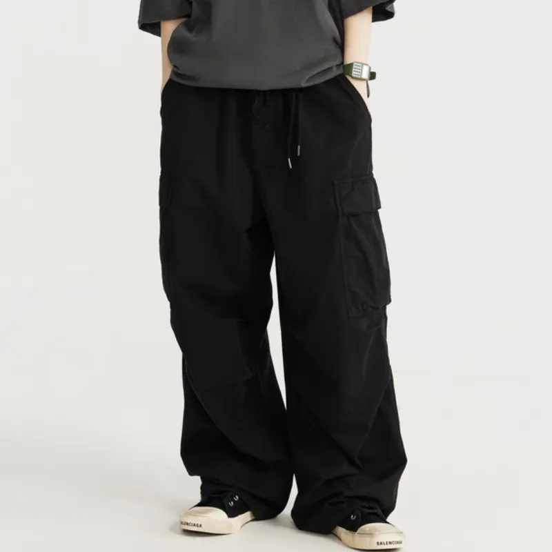 Loose Fashionable Cargo Pants-2