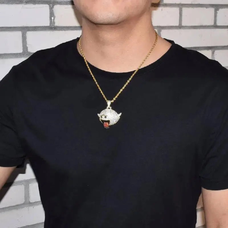 Funky Geometric Necklace Man-3