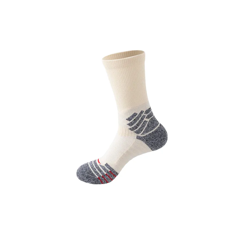 Sporty Simple Polyester Mid Calf Sock-2