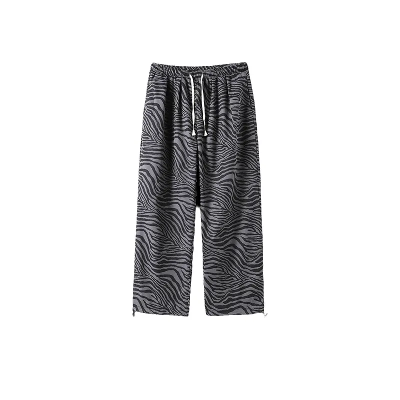 Trendy Zebra Pattern Pants-3