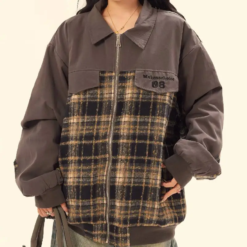 Casual Loose Cotton Jacket-6