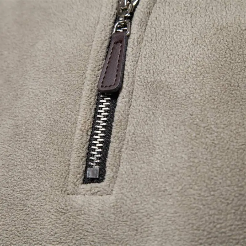 Simple Plain Polyester Sweatshirt-10