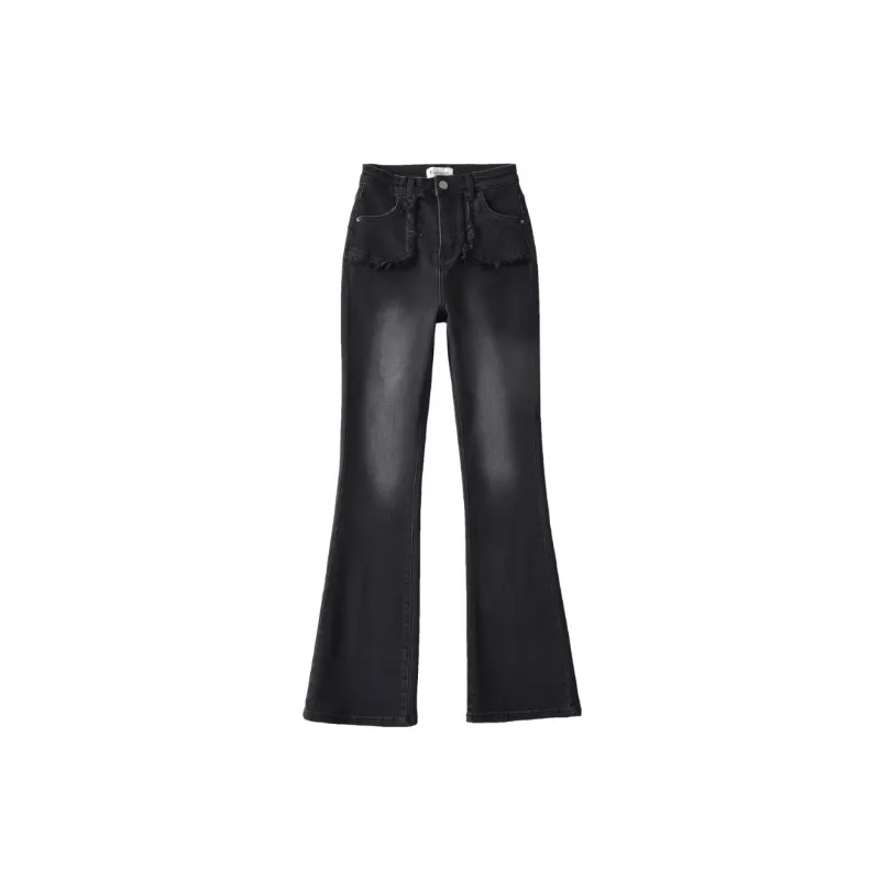Retro Fashionable Jeans-0