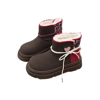 Cute Bow Warm Snow Boots