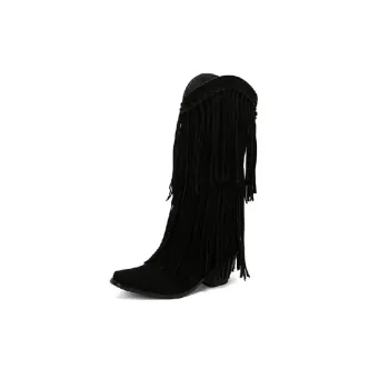 Fashionable Funky Mid Calf Boots