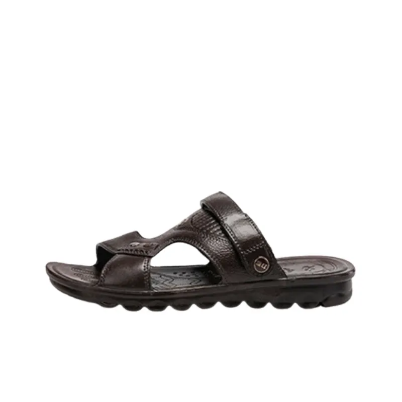 Simple Plain Beach Sandals-5
