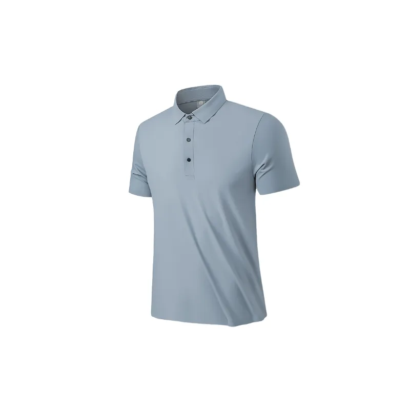 Loose Breathable Blended Synthetic Fabrics Polo Unisex-7