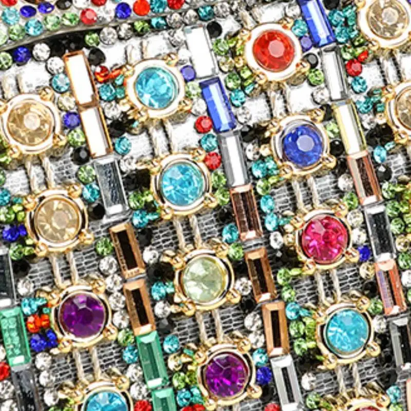 Retro Rhinestone Shoulder Bag-3