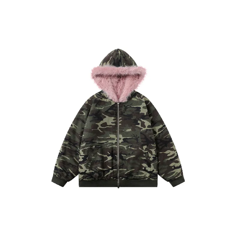Retro Camo Quilted Jacket-0