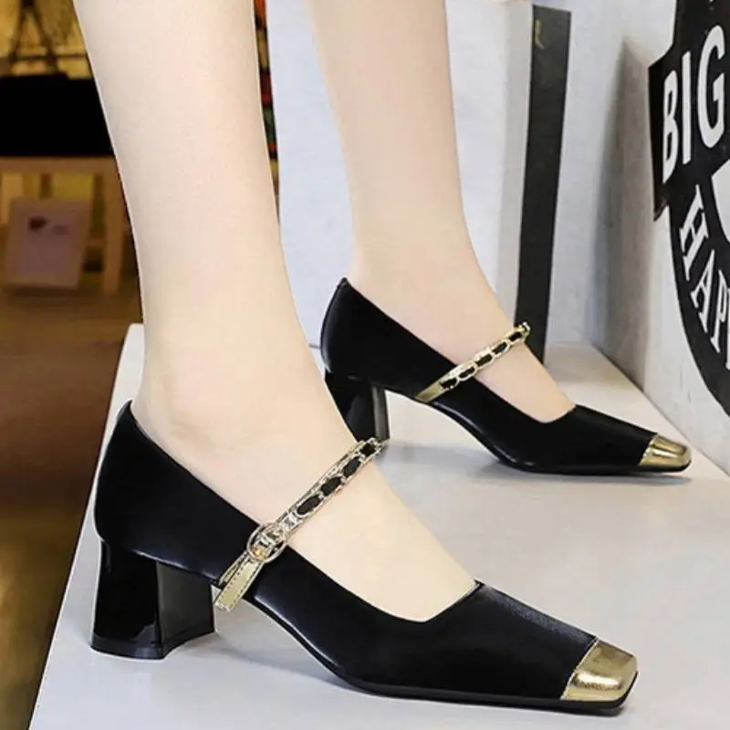 Fashionable Simple Mary Jane Shoes-5