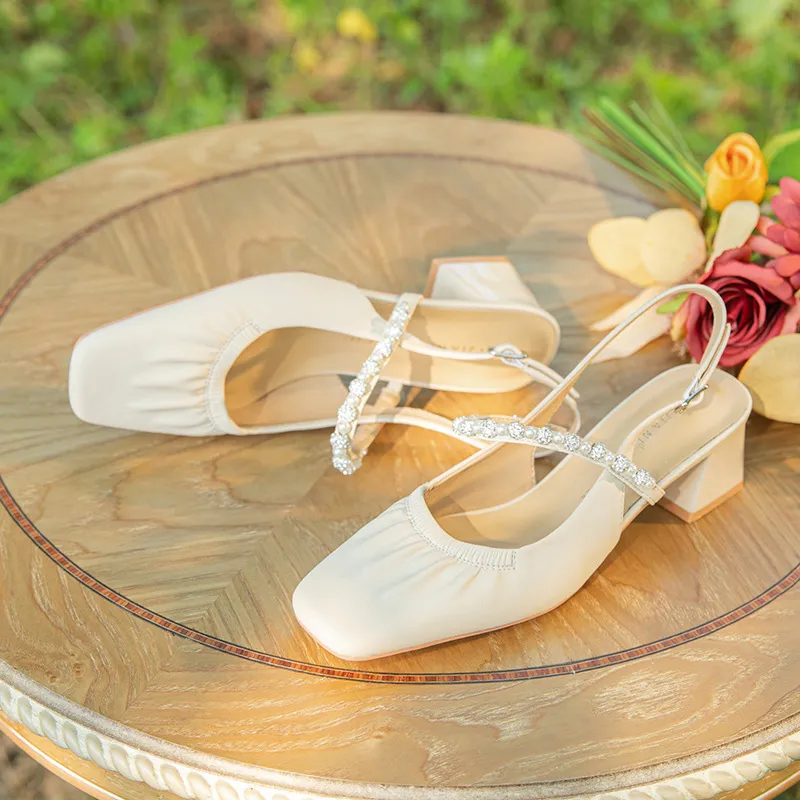 Elegant Pearls Mary Jane Shoes-8