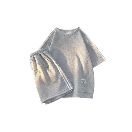 Loose Shirt And Trendy Short Set