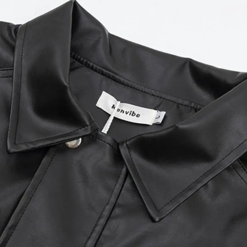 Street Loose PU Jacket-4