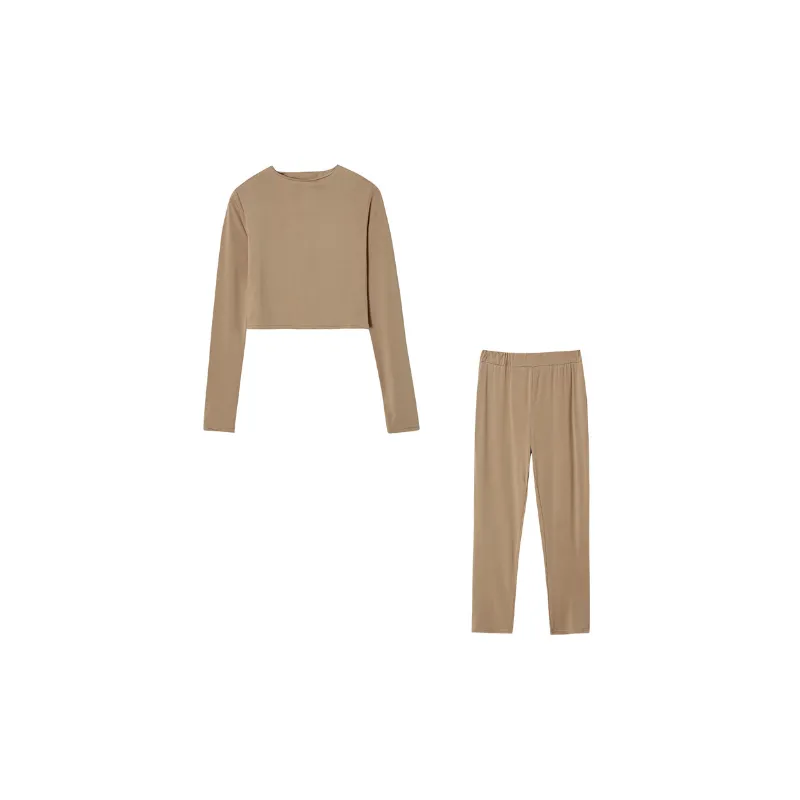 Fashionable Simple Casual Set-12