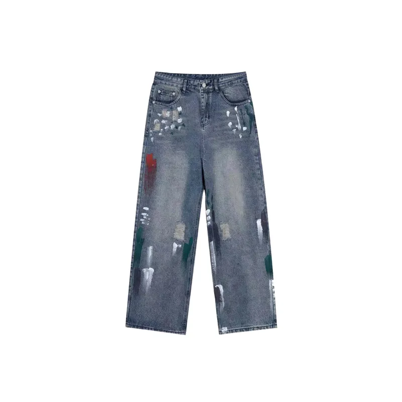 Retro Washed Jeans-1