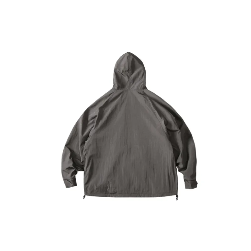 Multicolor Hooded Stitching Casual Jacket-1