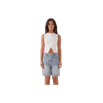 Fashionable Sleeveless Polyester Knitwear Women