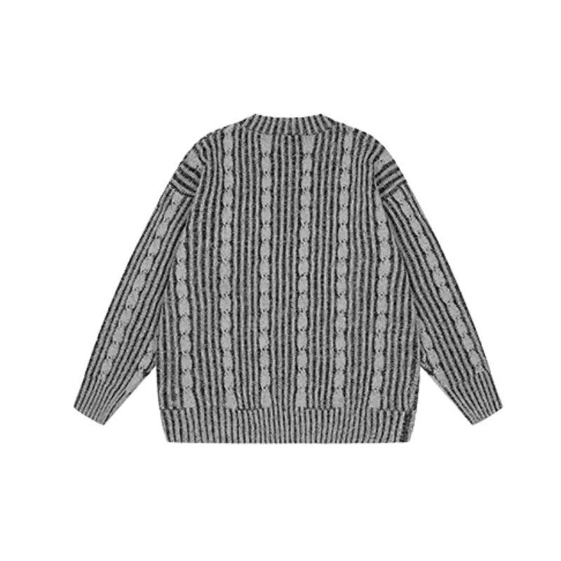 Denim Loose Sweater-1
