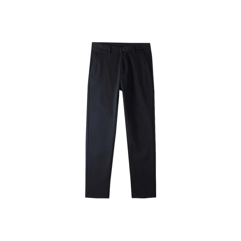 Loose Simple Cotton Casual Pants-0