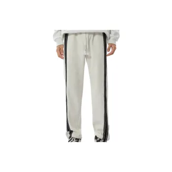 Loose Sports Wide leg Side Striped Straight Pants