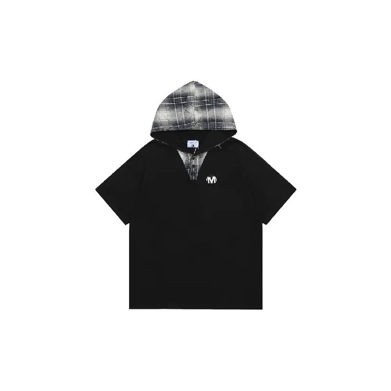 Fashion Plaid Cotton T Shirt Unisex-0