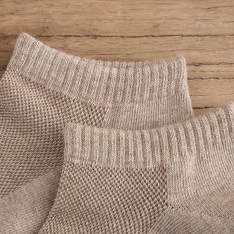 Breathable Retro 100% Cotton Socks-8