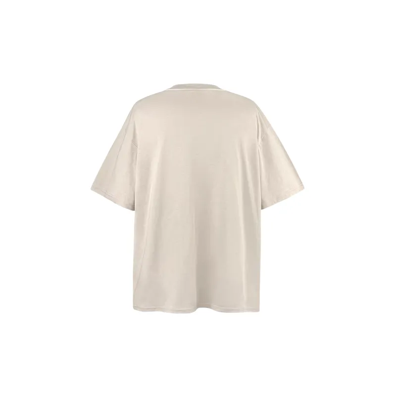 Casual Loose Print 100% Cotton T Shirt-5