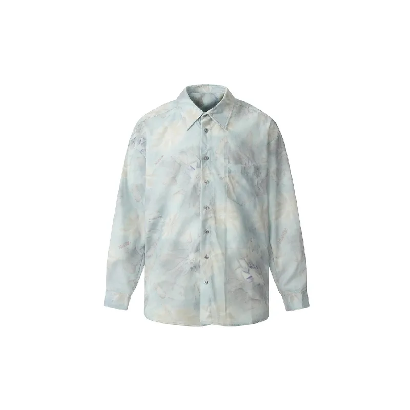 Elegant Floral All Over Print Shirt-0