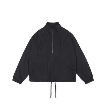 Silhouette Half Zipper Raglan Sleeve Sweatshirt