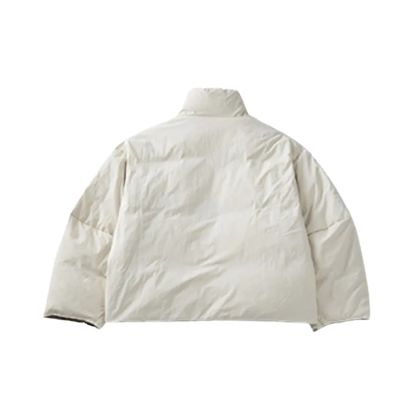 Casual Loose White Duck Down Jacket-5