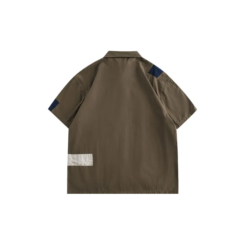 Multi Pocket Workwear Short Sleeved Shirt-1