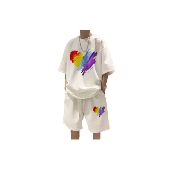 Short Sleeved T Shirt and Shorts Two Piece Set