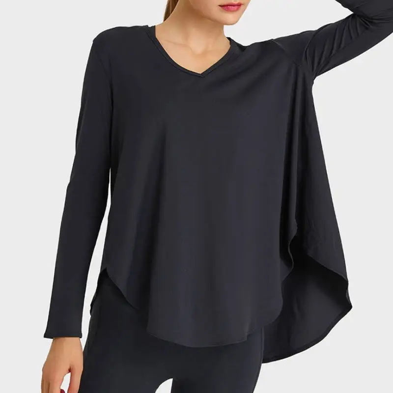 Fashionable Breathable Loose Fitness Clothing Women-6