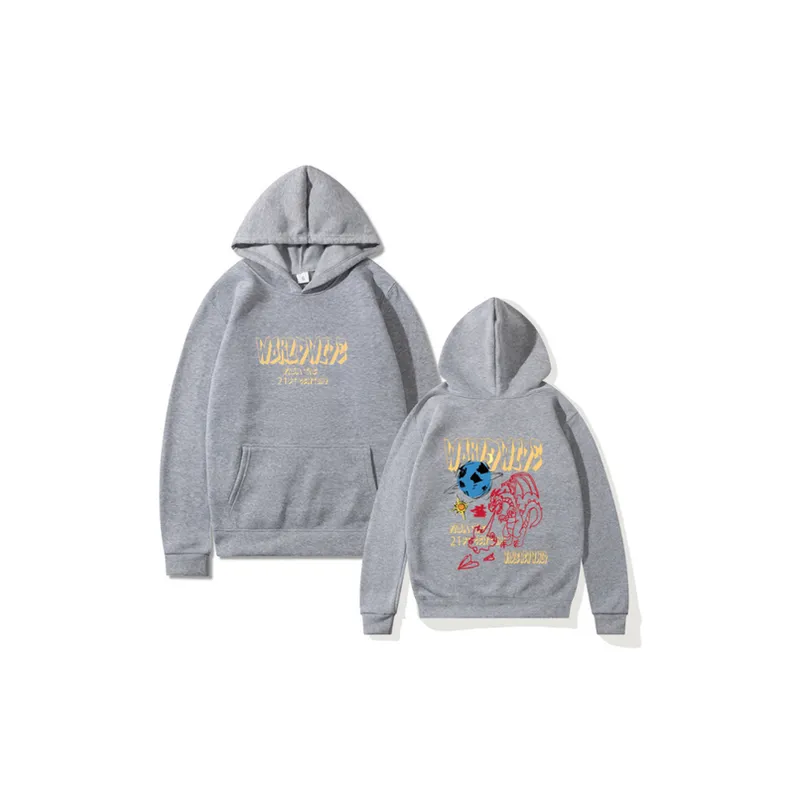 Casual Loose Cotton Blended Fabric Sweatshirt-0