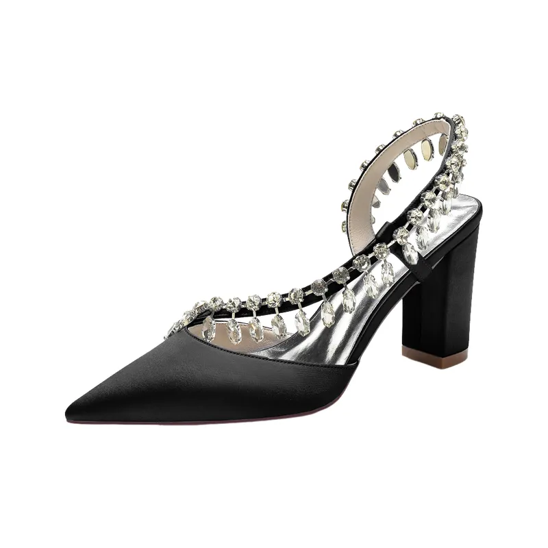 Sexy Rhinestone High Heels-3