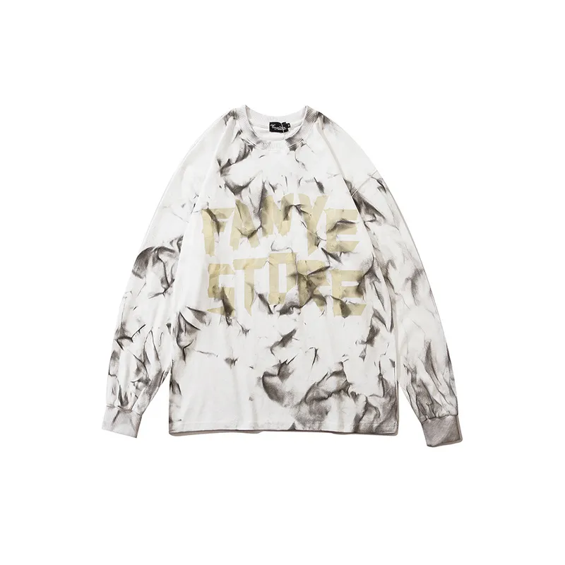 Hip hop Loose Long sleeved Sweater-2