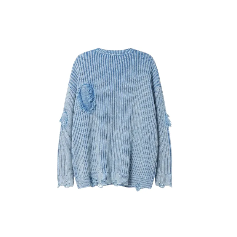 Retro Distress Sweater-5