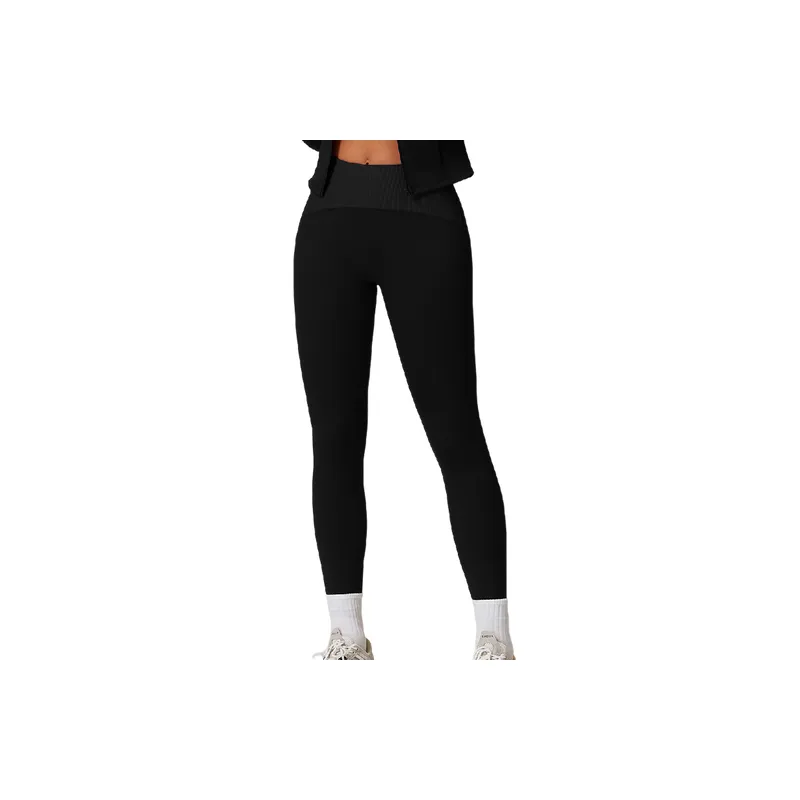Plain Sporty Leggings Women-7